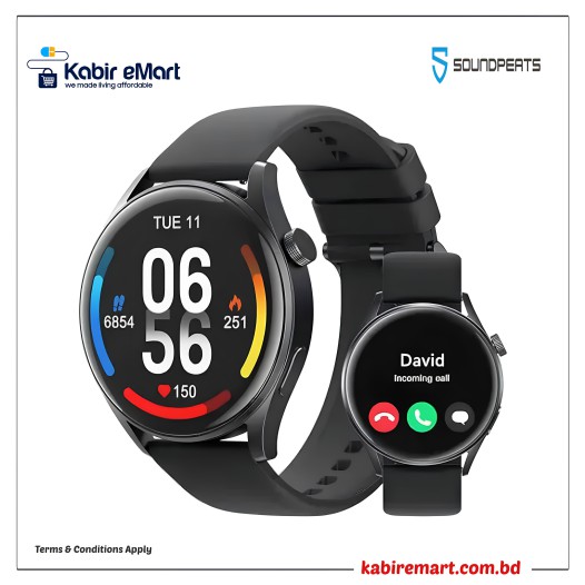SoundPEATS Watch 4 Bluetooth Calling Smart Watch