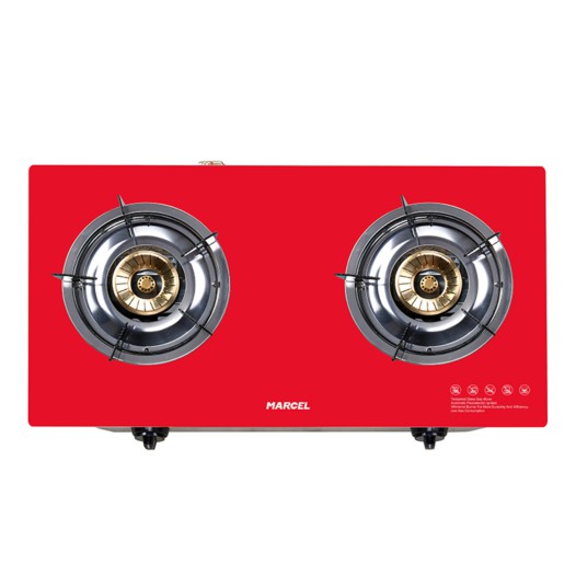 MGS-GNS2 Plain Red (LPG/NG) Marcel Gas stove