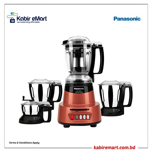 Panasonic Mixer Grinder  MX-AV425-Rustic Red 1500W