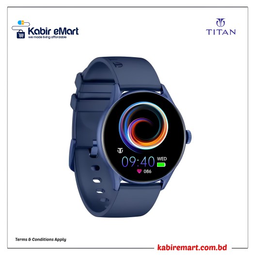 Titan Evoke Bluetooth Calling Silicon Strap Smart Watch