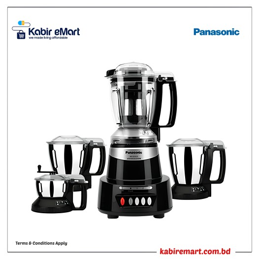 Panasonic Mixer Grinder Charcoal Black  1500W  PAN-PEPL-MX-AV425
