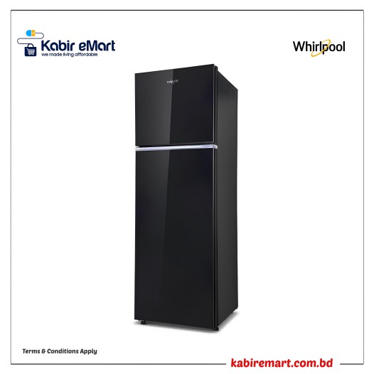 Whirlpool Inverter Refrigerator NEO INV 258GD PRM CRYSTAL BLACK BD 258 L