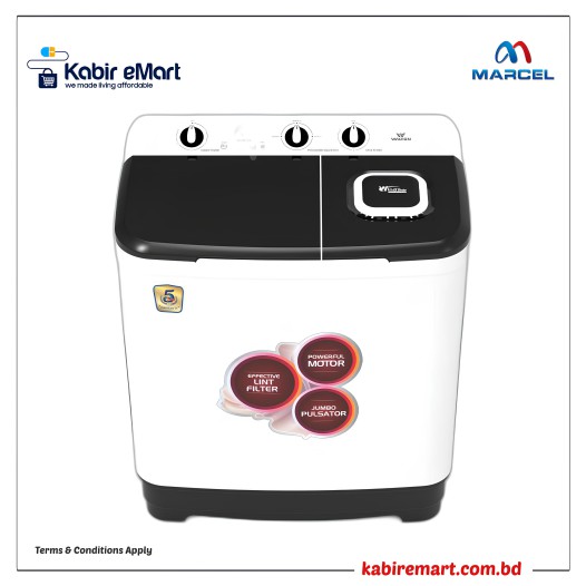 MWM-TWP100DP Marcel Washing Machine Semi-Automatic