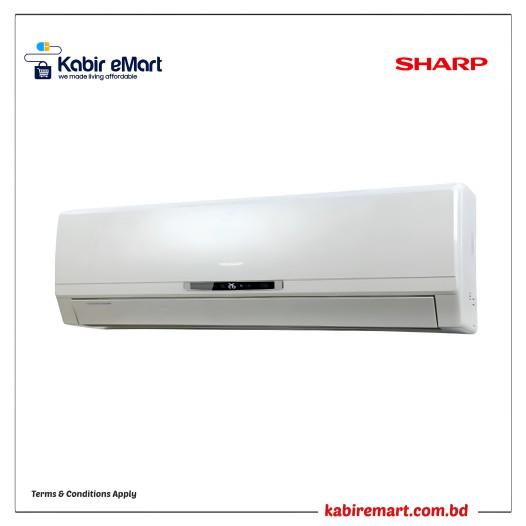 Sharp 1.0 Ton (AH-A12NCV) Split Wall Type Air Conditioner