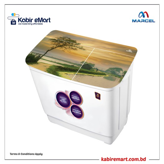 MWM-TWG80P Marcel Washing Machine Semi-Automatic