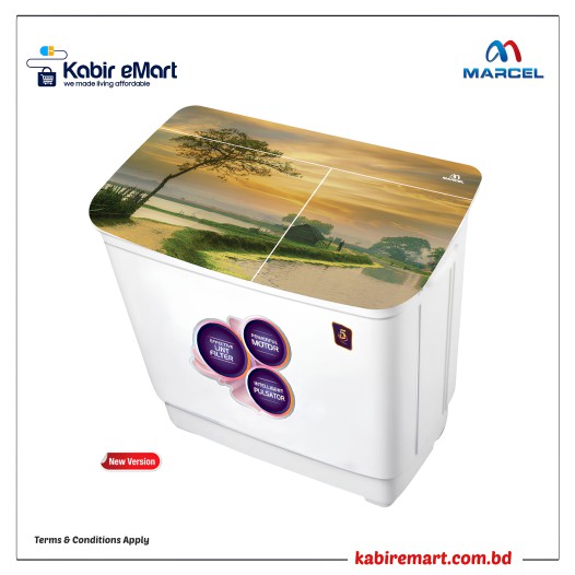 MWM-TWG80PN Marcel Washing Machine Semi-Automatic