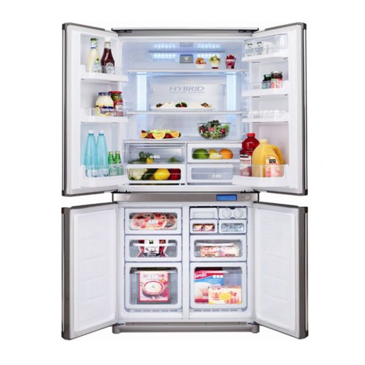 Sharp 678 Ltr. (SJ FS85V BK5) Non-Frost French Door Refrigerator