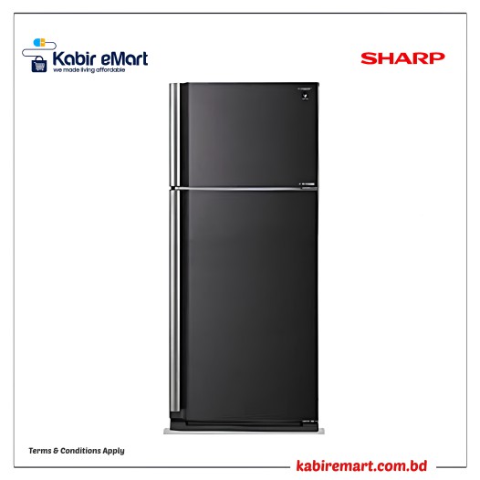Skip to the end of the images gallery Skip to the beginning of the images gallery Sharp 649 Ltr. (SJ-SE70D-BK3) Non-Frost Top Freezer Inverter Refrigerator