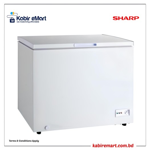 Sharp Chest Freezer (SCFK250XLWH2) 250 Ltr.