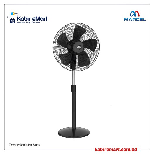 MPF24A-PBC-Black 24 Marcel Pedestal Fan