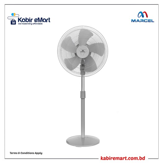 MPF24A-PBC-Gray 24 Marcel Pedestal Fan