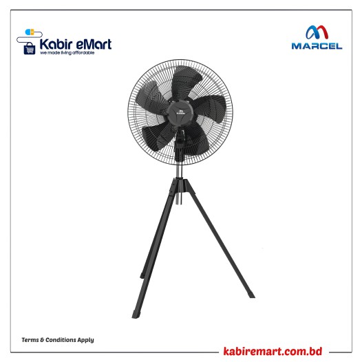 MPF24A-PBC (Tripod)-Black 24 Marcel Pedestal Fan
