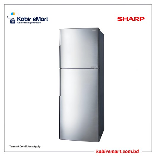 Skip to the end of the images gallery Skip to the beginning of the images gallery Sharp Top Freezer Refrigerator (SJ-S390-SS3), 348 Ltr.