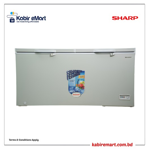 Sharp 502L (Net) 660L (Gross) SCF-K660XL-SL3 Chest Freezer