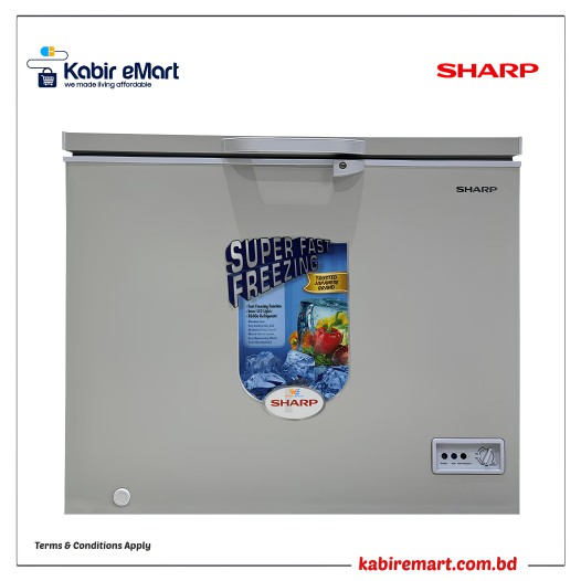 Sharp 230L (Net) 320L (Gross) SCF-K320X-SL3 Chest Freezer