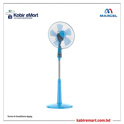 MPF-16OB-RMC-Sky-blue 16 Marcel Pedestal Fan