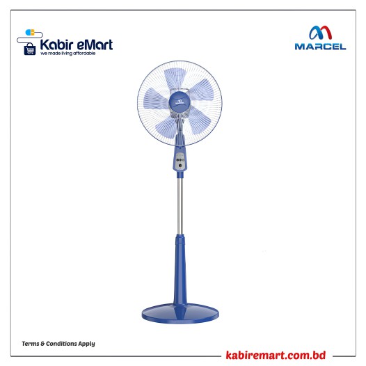 MPF-16OB-RMC-Dark-Blue 16 Marcel Pedestal Fan