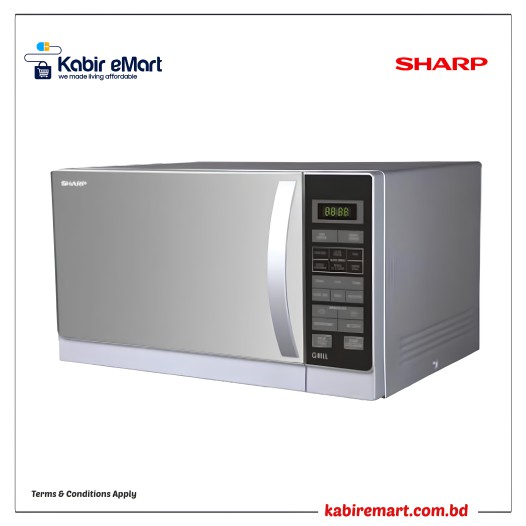 Sharp (25 Ltr.) Grill+Microwave Oven R-72A1-SM-V