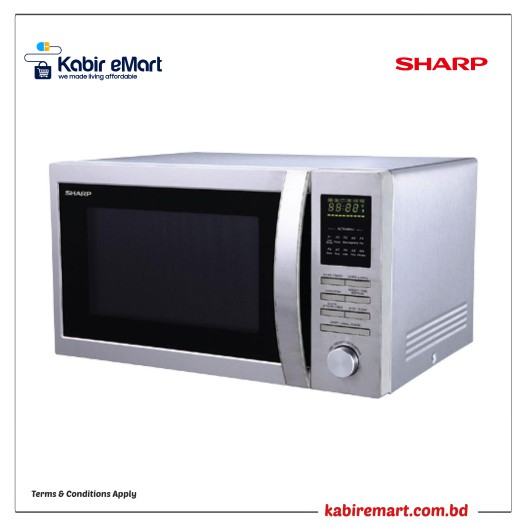 Skip to the end of the images gallery Skip to the beginning of the images gallery Sharp Double Grill Convection Microwave Oven 25 Ltr. (R-84A0-ST-V)