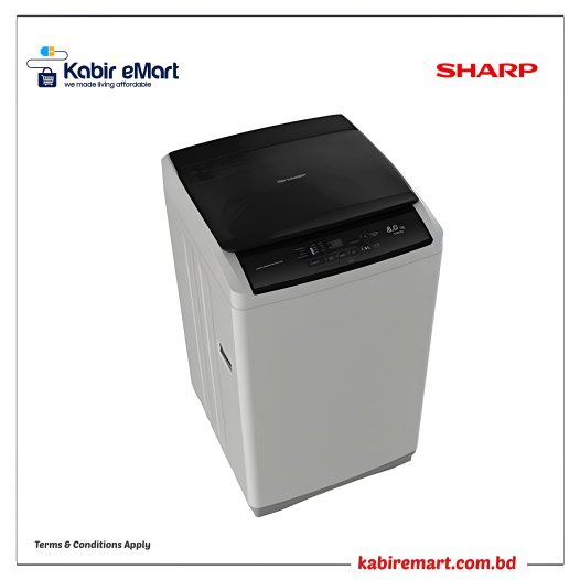 Sharp 8kg (ES818X) Top Loading Washing Machine
