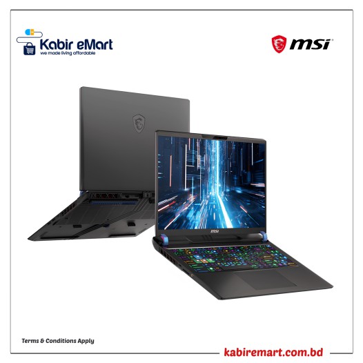 MSI Vector 16 HX A14VGG Core i9 14th Gen 32GB DDR5 RAM RTX 4070 8GB Graphics 16" QHD+ 240Hz Gaming Laptop