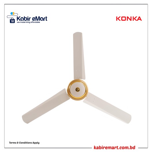 KONKA 56″ Ceiling Fan-Gold