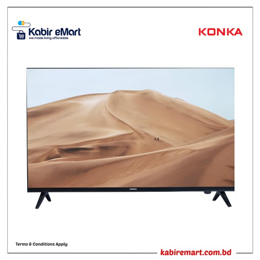 KONKA Android Smart 4K QLED TV – UDG43SR680ANT 43Inch  Voice Control Google TV