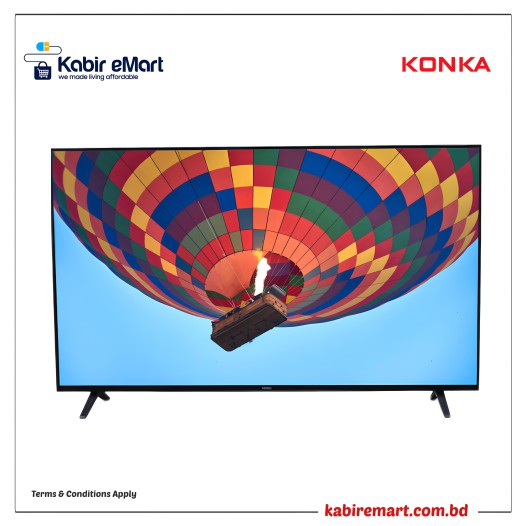 KONKA Android Smart 4K QLED TV – UDG65SR684ANT65Inch Voice Control Google TV