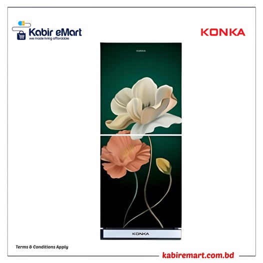 KONKA Refrigerator-KRT-165GB-3D Magnolia Upper Freezer 165 L