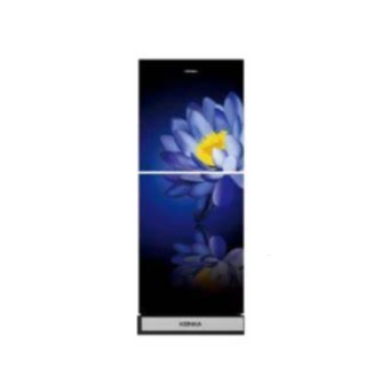 KONKA Refrigerator-KRT-165GB-Blue Water Lily-2-Door, Upper Freezer 165 L