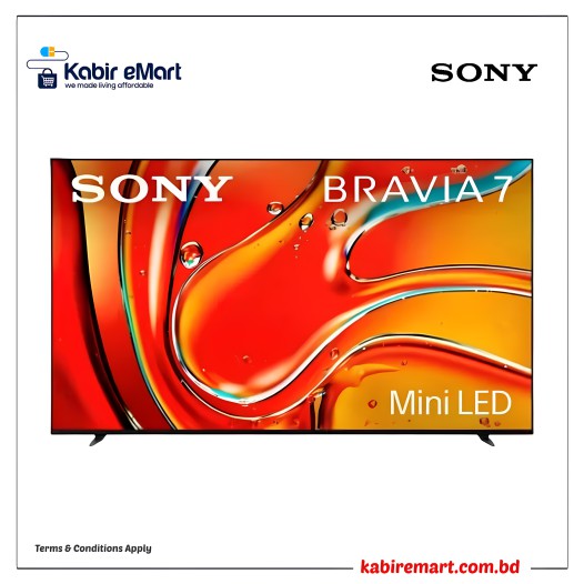 Sony Bravia 7 K-75XR70 75 Inch 4K HDR QLED Google TV
