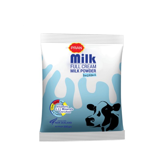 PRAN Full Cream Milk Powder 200gm