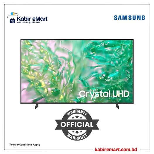 Samsung 85DU8000 85 Crystal 4K UHD HDR Smart TV