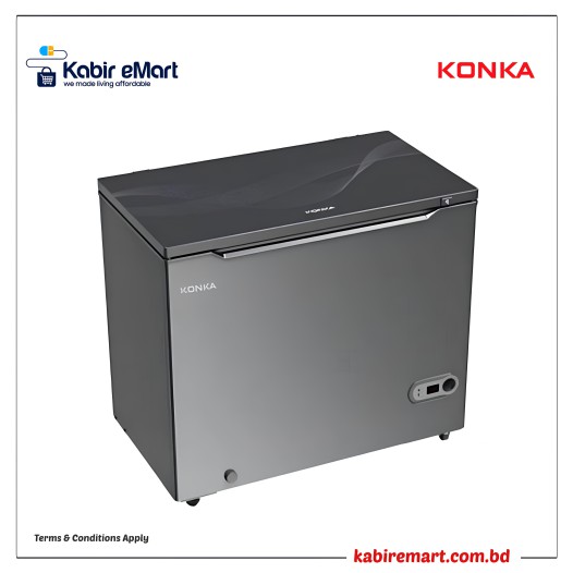 KONKA KDF 250 GB-BLACK Chest Freezer 250 L