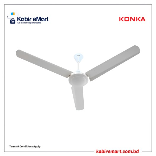 KONKA 56 Inch  Ceiling Fan- White