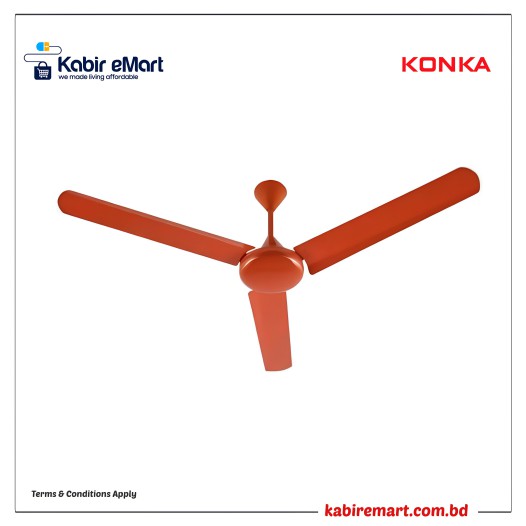 KONKA 56Inch  Ceiling Fan- Orange