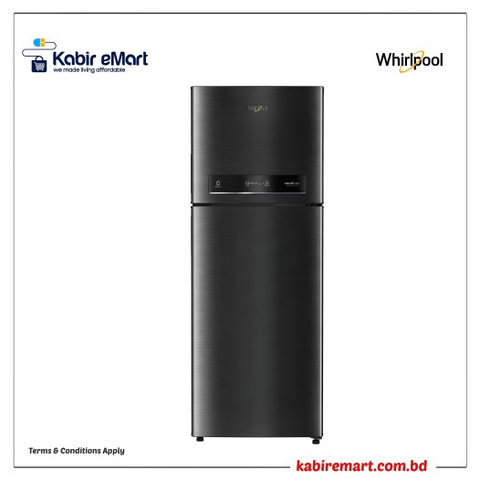 Whirlpool Intelli Risk Inverter Refrigerator   278 STEEL ONYX BD