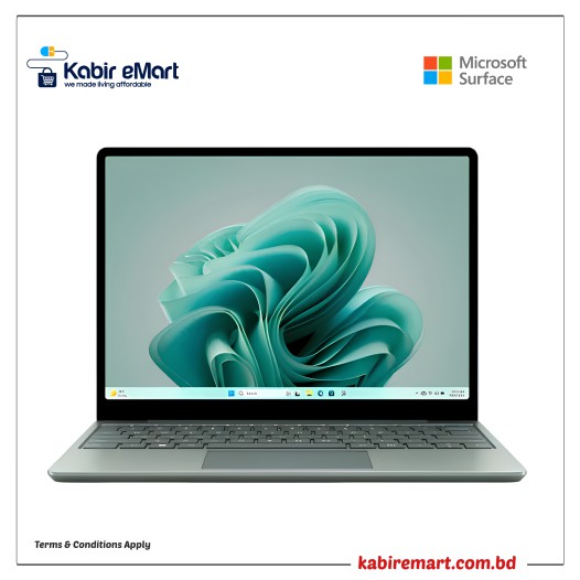 Microsoft Surface Laptop Go 3 Core i5 12th Gen 12.4" QHD Multi-Touch Laptop (XKQ-00006)
