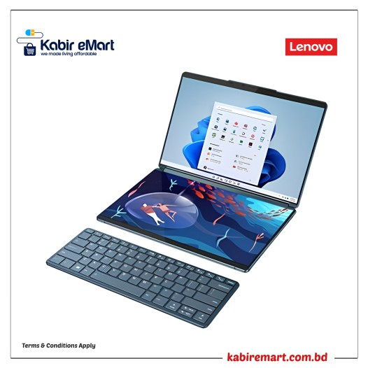 Lenovo Yoga Book 9 13IRU8 Core i7 13th Gen Dual 13.3" 2.8K OLED Touch Display Laptop with Windows 11 Pro
