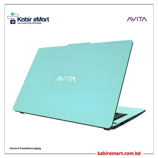 Avita Liber V14 Core i5 11th Gen 14" FHD Laptop Aqua Blue
