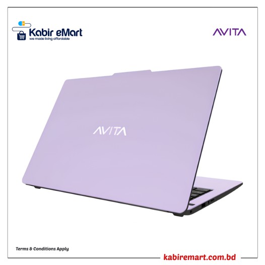 Avita Liber V14 Core i5 11th Gen 14" FHD Laptop Soft Lavender