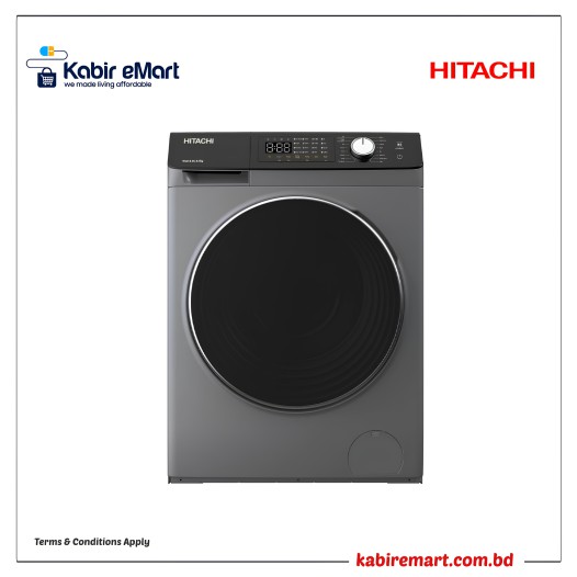 Hitachi Inverter Washing Machine   BD-802HVOS/W   8 KG