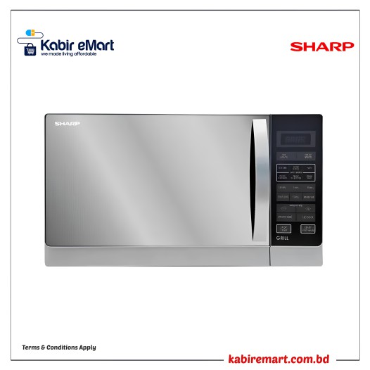 Sharp R-72A1-SM-V 25L Grill Microwave Oven