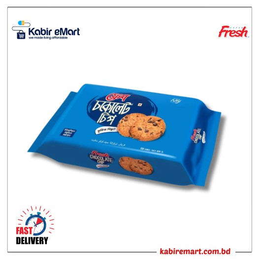 Fresh Chocolate Chip Cookies Biscuit 250 gm