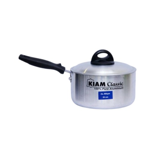 Kiam Aluminum Milk Pan with Lid - 18cm