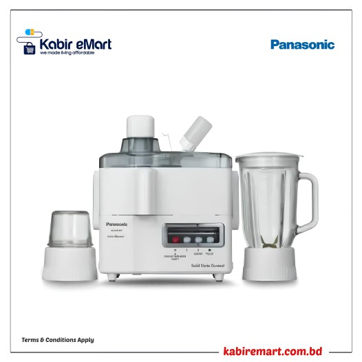 Panasonic MJ-M176PWSL 3 in 1 Juicer Blender