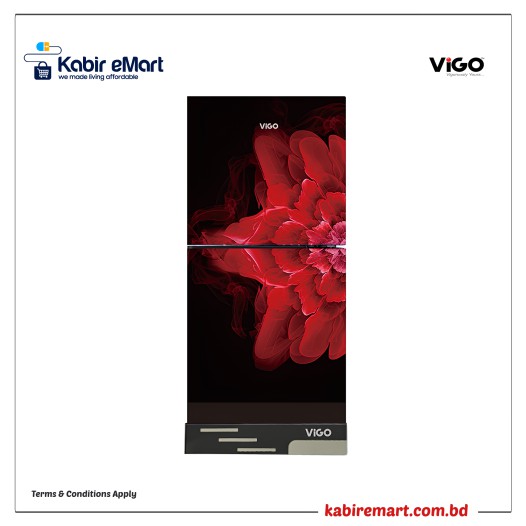 ViGO GD Refrigerator RE-150L Red Big FL-TM