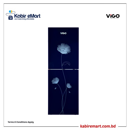 GD Refrigerator RE-216L Blue Peony F -BM Vigo refrigerator