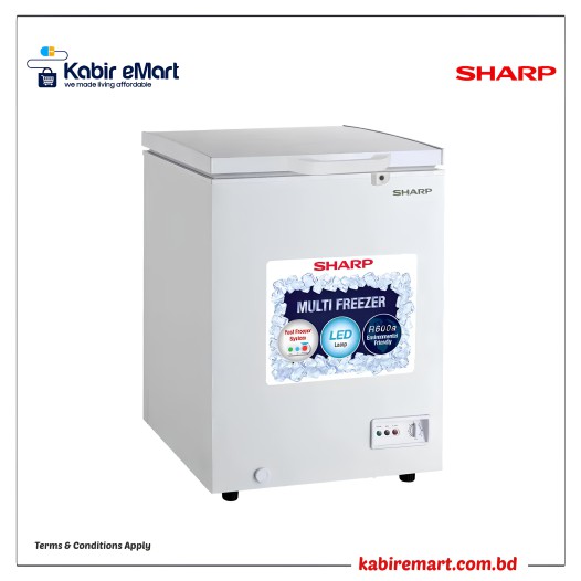 Sharp SJC-118-WH 110 Liters Deep Freezer