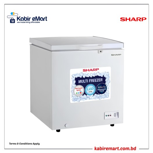 Sharp SJC-168-WH 160 Liters Deep Freezer